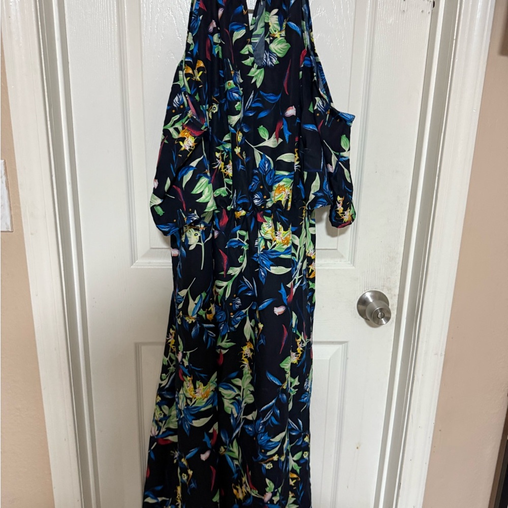 BloomChic Navy Floral Dress